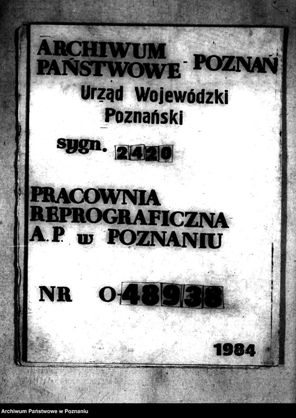 Obraz 1 z jednostki "Rejestr pomiarowy majątku Ląd"