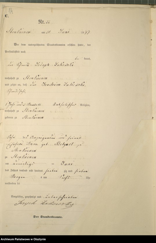 image.from.unit.number "Sterbe-Haupt-Register Nr 19 - 52,65 - 68,71 - 76"
