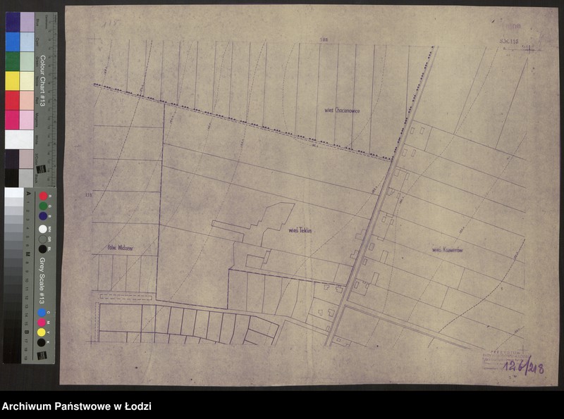 Obraz 1 z jednostki "Plan miasta Łodzi. Sekcja SW 115"