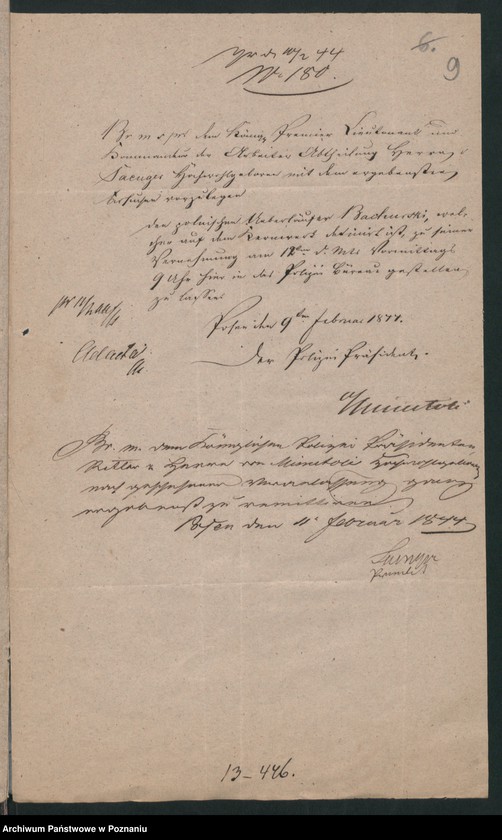 Obraz 12 z jednostki "A. betr. den polnischen Überläufer Lithografen Nicolaus Bachurski /Leon Lambruczewski/"