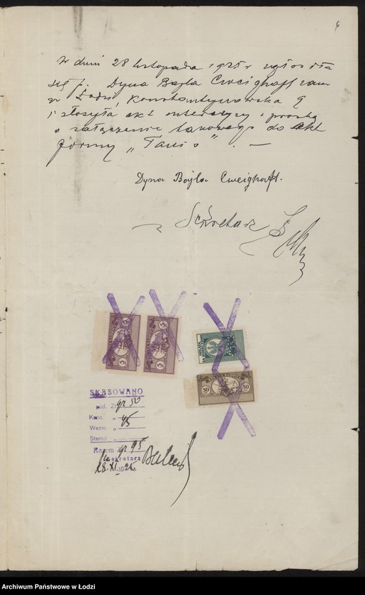 Obraz 8 z jednostki ""Tanio" wł. Chil Mune i S-ka- sprzedaż towarów dzianych"