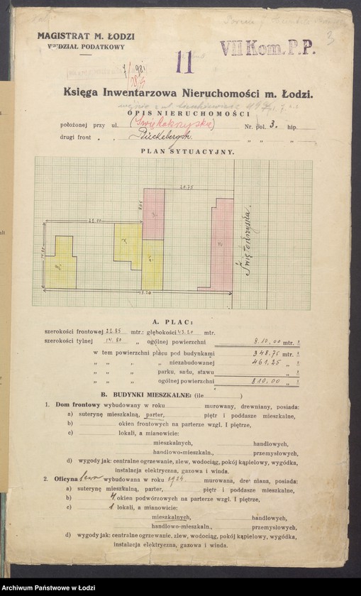 image.from.unit.number "Księga inwentarzowa nieruchomości m. Łodzi ul. Świętokrzyska"