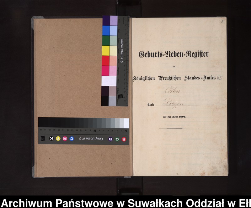 image.from.unit.number "Geburts-Neben-Register des Königlichen Preussischen Standes-Amtes Orlen Kreis Loetzen"