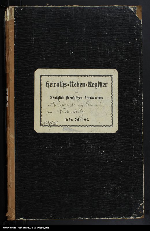 image.from.unit.number "Heiraths-Neben-Register Nr 1 - 33"