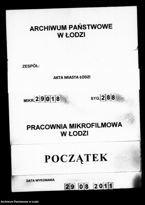 Obraz 1 z jednostki "Akta tyczące się pożyczki Franciszka Traegera"