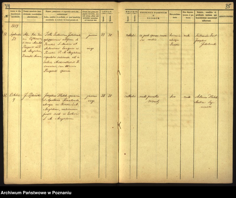 Obraz 20 z jednostki "Księga małżeństw"