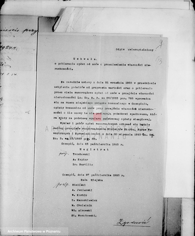 Obraz 17 z jednostki "Podatki Komunalne miasta Czempinia"