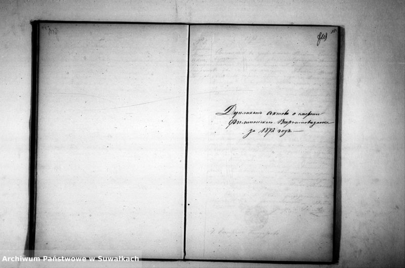 image.from.unit.number "Duplikat urodzonych, zaślubionych i zmarłych za 1872 rok"