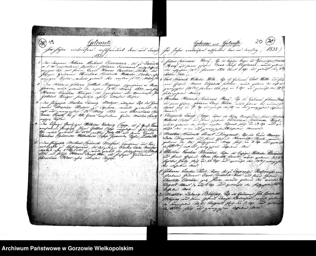 image.from.unit.number "Duplikate der Kirchenbücher von der Parochie Beyersdorf: Beyersdorf (Baczyna), Zanzin (Santocko), Loppow (Łupowo), Neuendorf (Chróścik)"