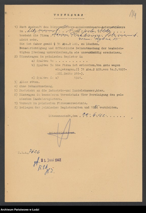 Obraz 16 z jednostki "Abram Flacbaum- sklep kolonialno-spożywczy"