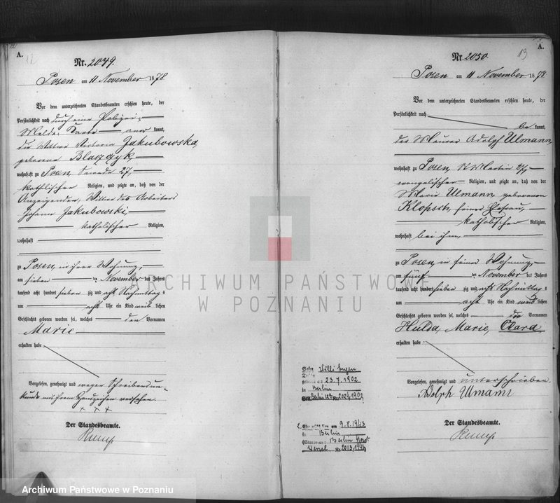 Obraz 8 z jednostki "Księga urodzeń t. IV"