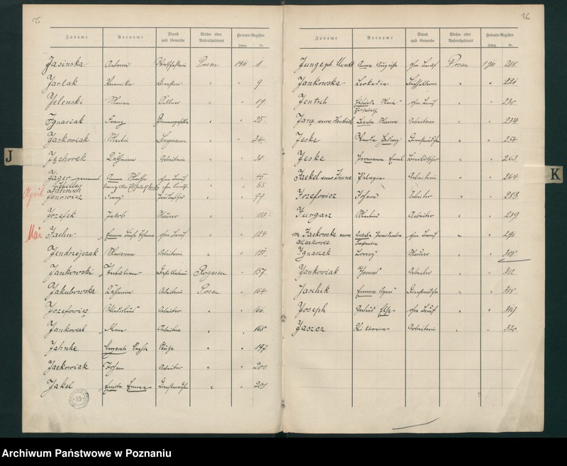 Obraz 13 z jednostki "Spis alfabetyczny małżeństw za 1911"