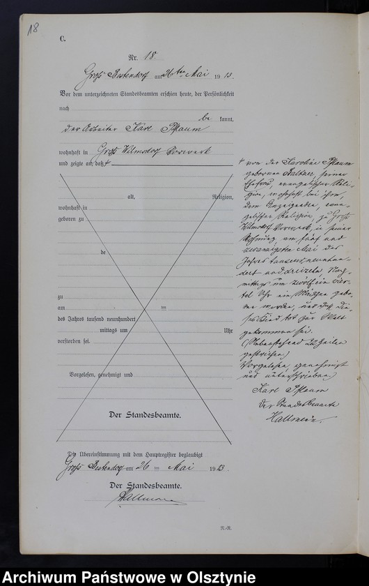 image.from.unit.number "Sterbe-Neben-Register Nr 1 - 33"