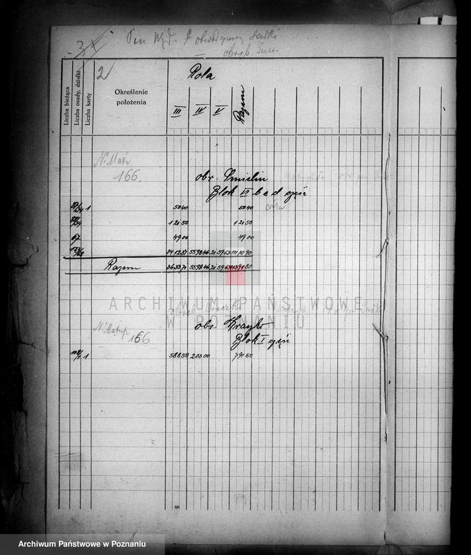 Obraz 6 z jednostki "Przejęcie gruntów za niektóre należności pieniężne z majątku Samostrzel powiatu wyrzyskiego"