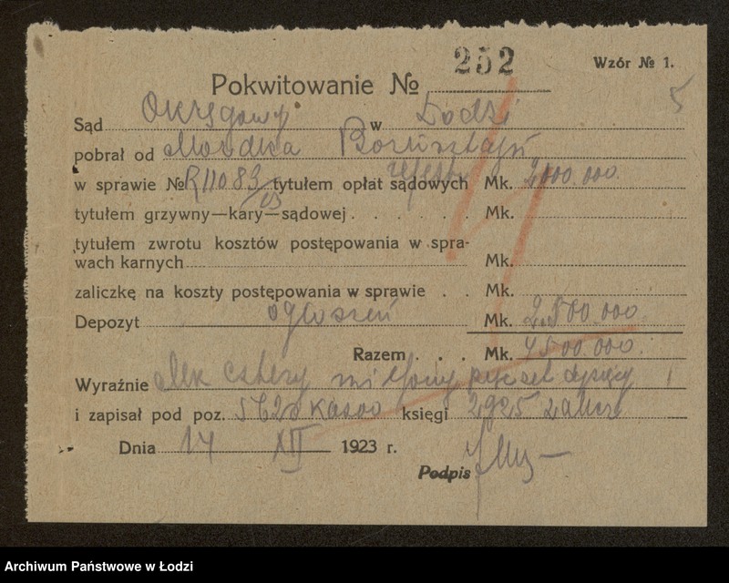 Obraz 7 z jednostki "Mordka Bornsztajn- sprzedaż drobnej galanterii"