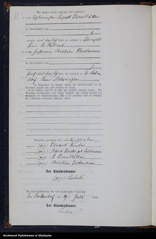 image.from.unit.number "Heiraths-Neben-Register Nr 1 - 11"