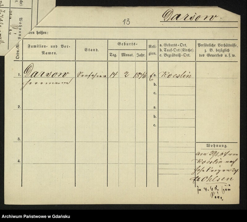 image.from.unit.number "Karty meldunkowe: Darm - Daus"