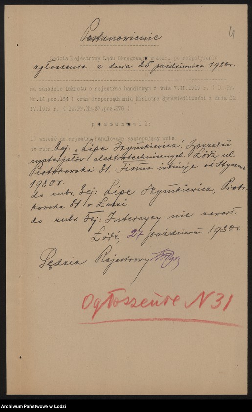 Obraz 6 z jednostki "Lipe Szymkiewicz- drobna sprzedaż materiałów elektrotechnicznych"