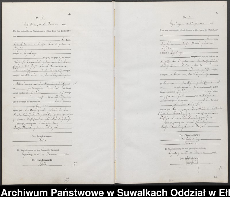 image.from.unit.number "[Geburts-Neben-Register des Preussischen Standes-Amtes Angerburg Kreis Angerburg]"