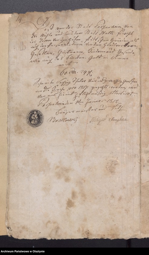 image.from.unit.number "Beläge zur Einnahme und Ausgabe der Stadt Kirchen Rechnung"