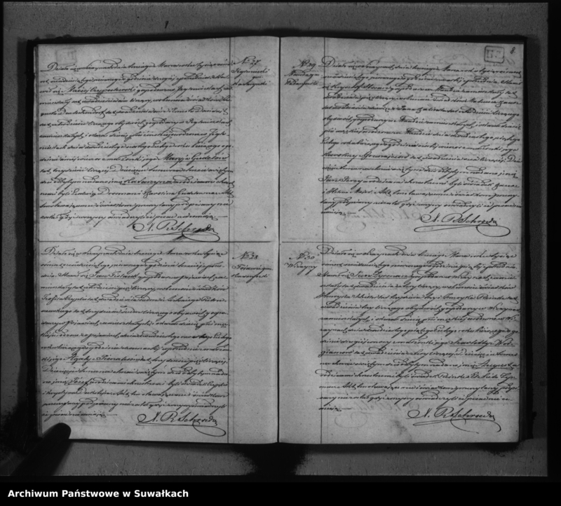 image.from.unit.number "Duplikat Aktów Stanu Cywilnego Parafii Ew. Augsburskiej Wiżajny za rok 1861"