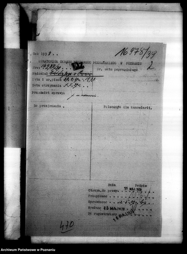 Obraz 6 z jednostki "Państwowe Liceum Gospodarcze- Poznań [lista uczennic klasy II. lic.]"