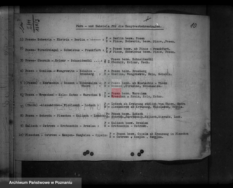 Obraz 15 z jednostki "Zarządzenia i korespondencja policji i władz w sprawach komunikacji drogowej"