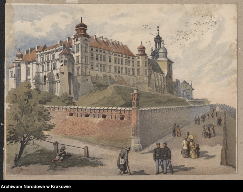 Obraz z jednostki "Stanisław Tondos, Juliusz Kossak - Wawel - widok od północy"