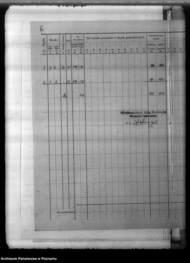 Obraz 10 z jednostki "Plan urządzenia gospodarstwa leśnego lasu majątku Strzępiń w powiecie nowotomyskim 1932-1942"