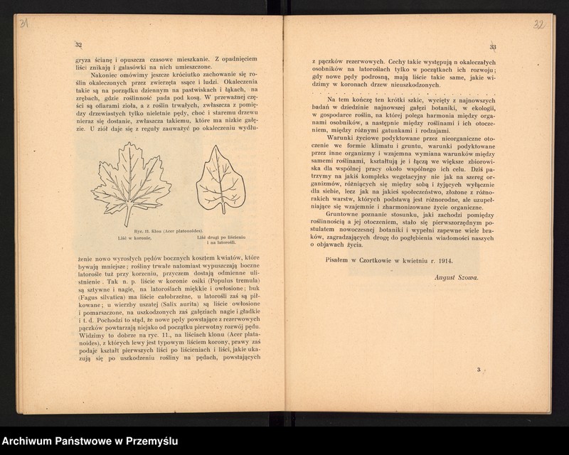 image.from.unit.number "V Sprawozdanie Dyrekcji Prywatnego Gimnazjum im. Juliusza Słowackiego w Czortkowie i Zarządu Towarzystwa Szkoły Średniej utrzymującego Gimnazjum za rok szkolny 1913/14"