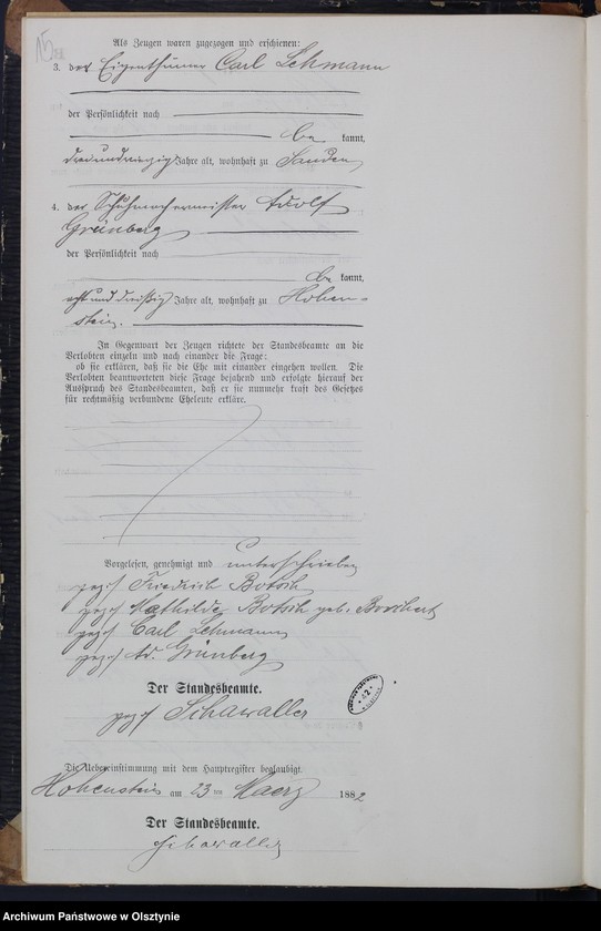 image.from.unit.number "Heiraths-Neben-Register Nr 1 - 19"