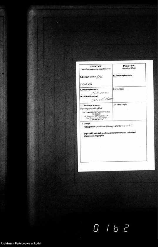 Obraz 3 z jednostki "Duplikat aktów urodzeń, małżeństw i zgonów"