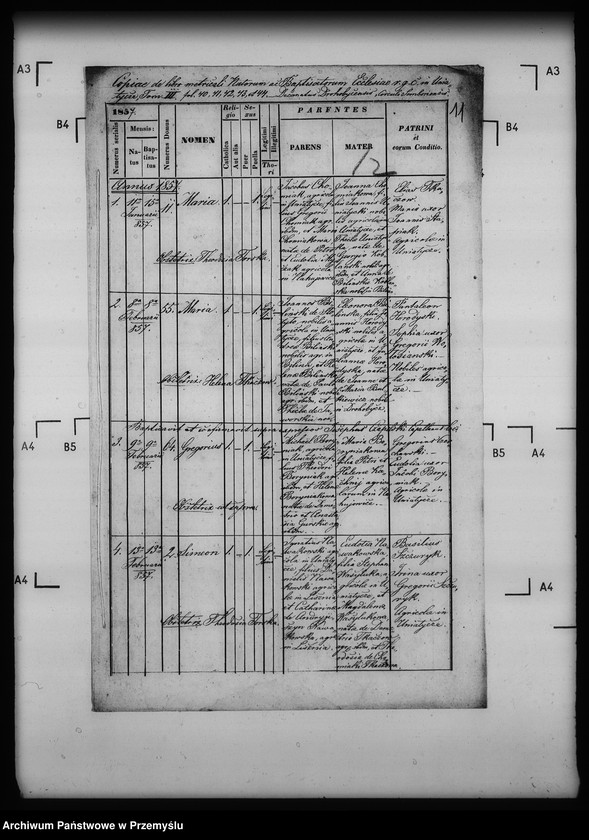 Obraz 15 z jednostki "[Kopie ksiąg metrykalnych parafii Uniatycze (dekanat Drohobycz)]"