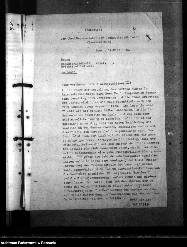 Obraz 8 z jednostki "Prace budowlane w ogrodzie urzędu namiestnika"