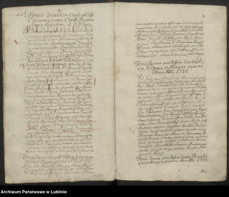 image.from.unit.number "Prothocollon inscriptionum, donationum, intromissionum, manifestationum, oblatarum aliorumque officiosorum actuum iudicii advocatialis civilis Lublinensis"