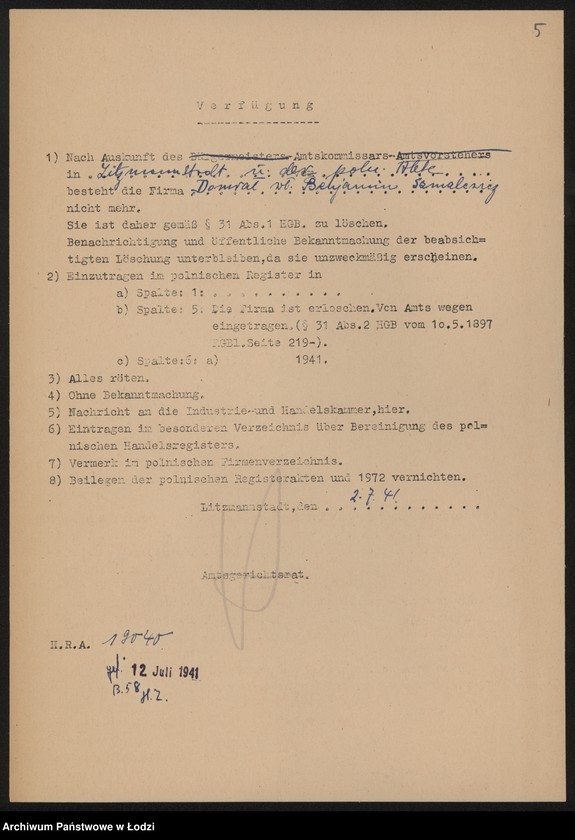 Obraz 7 z jednostki "Benjamin Szmulewicz „Domrał” – drobna sprzedaż bielizny garderoby i obuwia"