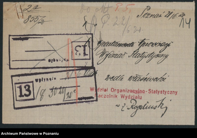 Obraz 12 z jednostki "[Tygodniowe zestawienia chorób zakaźnych z terenu województwa poznańskiego]"