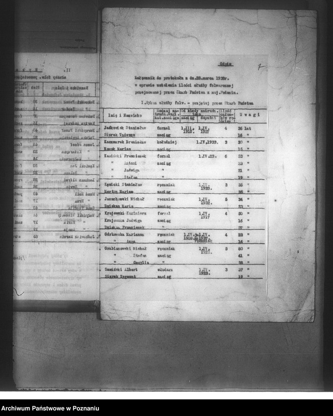 Obraz 11 z jednostki "Odprawy z art. 44 ustawy o wykonaniu reformy rolnej dla byłej służby folwarcznej Podanin powiat chodzieski"