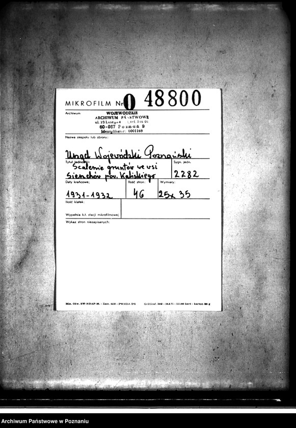 Obraz 2 z jednostki "Scalenie gruntów we wsi Sierzchów powiatu kaliskiego"