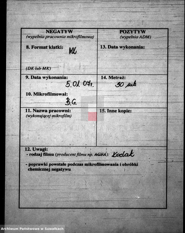 Obraz 3 z jednostki "Annexa do Akt Zaślubionych parafii Sejneńskiej z roku 1868 r."
