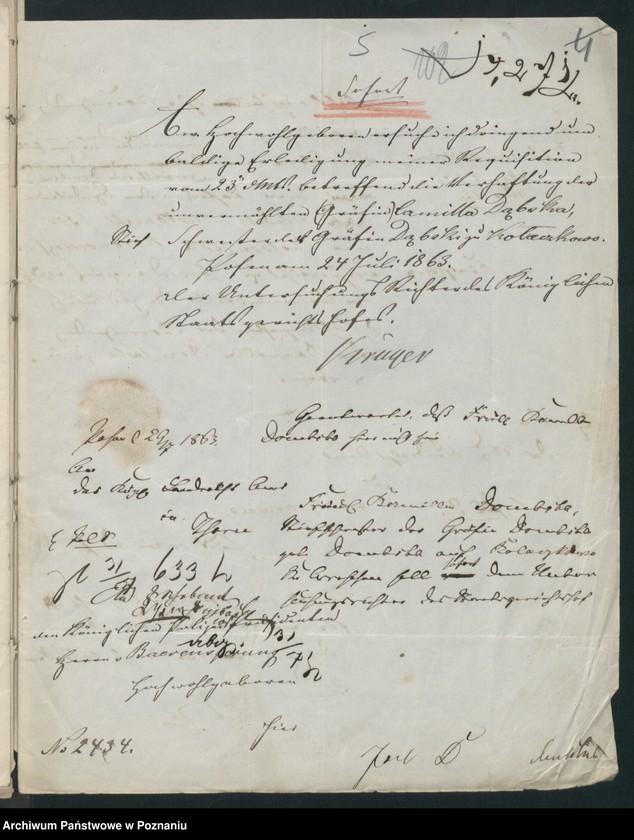 Obraz 9 z jednostki "A. betr. Fräulein Kamilla Dąbska"