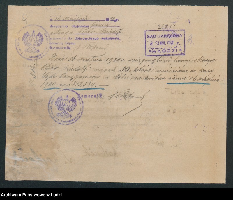 Obraz 11 z jednostki "„Teodor Rudolf Menge” – sprzedaż manufaktury"