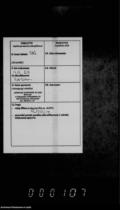 Obraz 3 z jednostki "Delo Lodzinskago Gorodovago Magistrata v mestom otdelenji Pol´skago Banka na tekuščij šcet gorodskich i depozitnych summ"