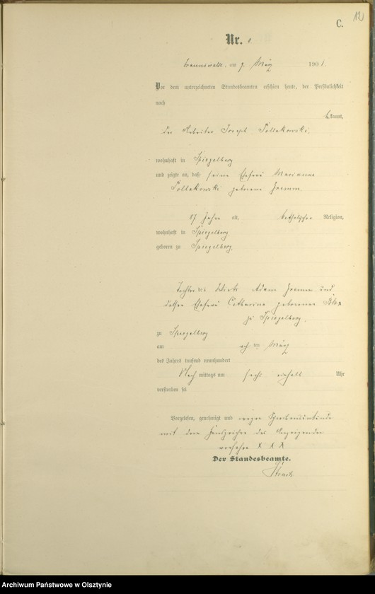 image.from.unit.number "Sterbe-Haupt-Register Nr 1 - 51"