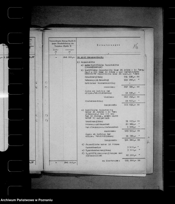 Obraz 20 z jednostki "Zapotrzebowanie kredytów dla Reichswasserwirtschaftsverwaltung"