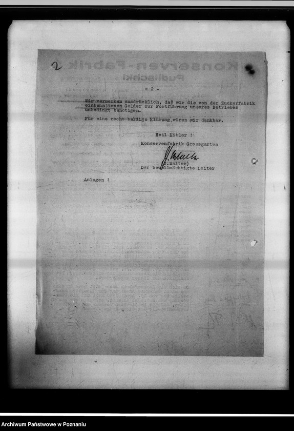 Obraz 6 z jednostki "Forderungen Grossgarten contra Zuckerfabrik Gostingen [za dostarczone buraki cukrowe]."