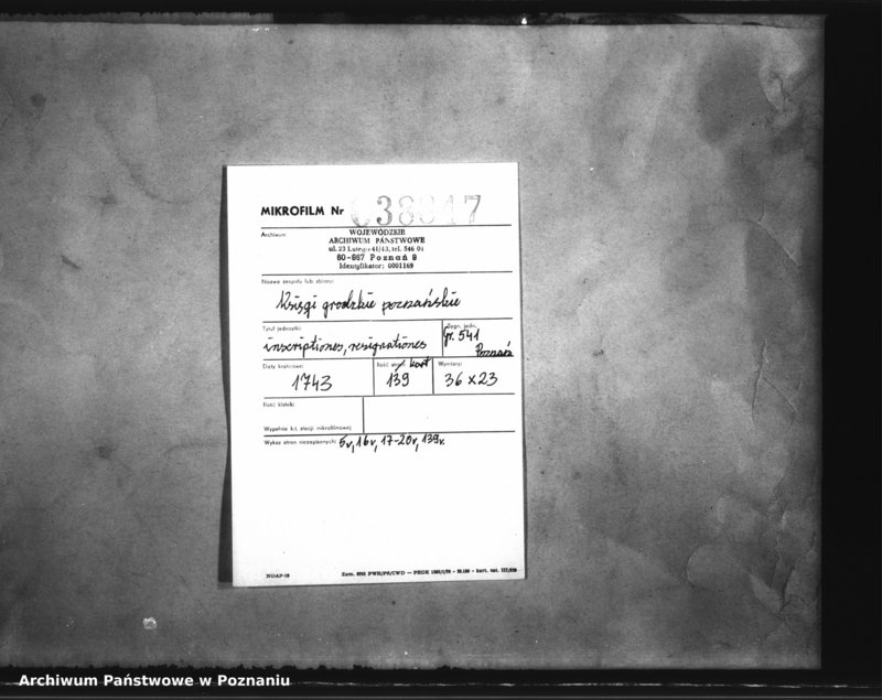 Obraz 2 z jednostki "Inscriptiones, resignationes [protocollon]"