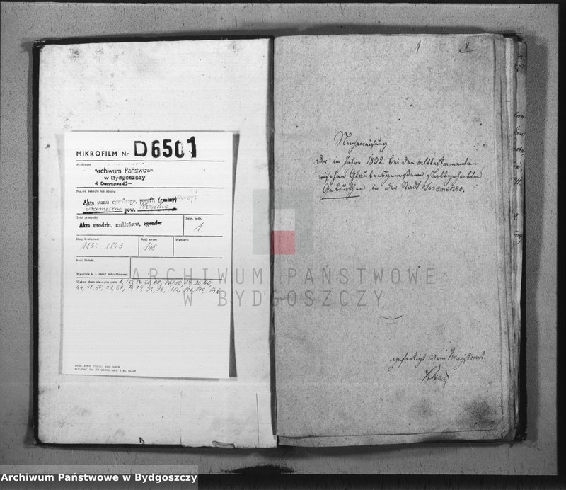 image.from.unit.number "Duplicate der Civil Standes Bücher der Juden Gemeinde zu Trzemeszno"