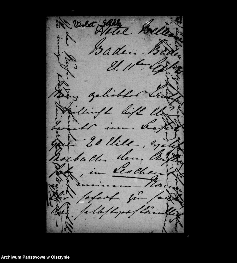 image.from.unit.number "/Fragmente v. Briefen der Violet Swiney, geb. Gfin Schlippenbach aus Sallingen England an Anna Gfin Lehndorff geb. Hahn/"