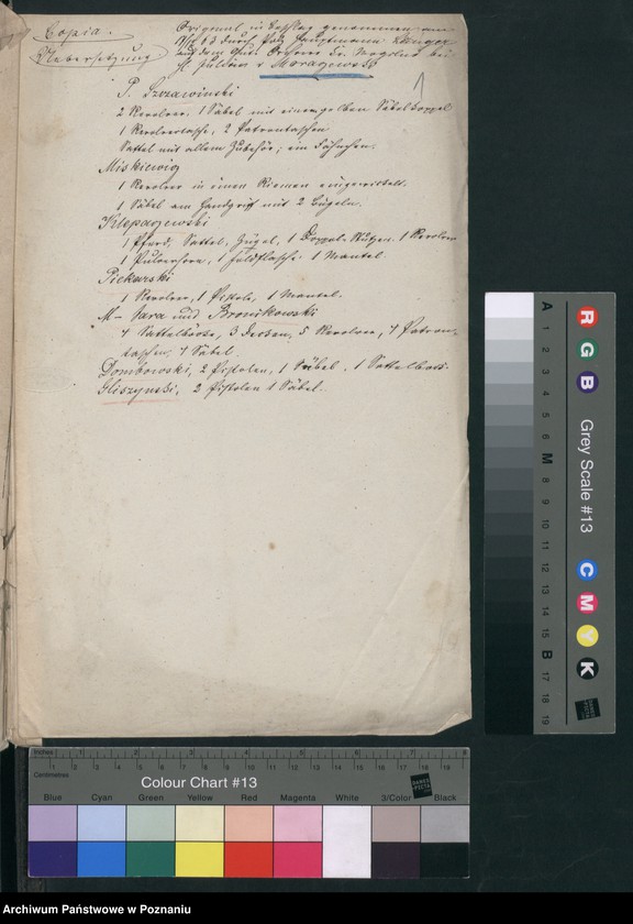 Obraz 4 z jednostki "A. betr. Julian Moraczewski, Haussuchung auf dem Gute Orchowo"